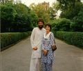 Lahore, Pakistan - July  1986  (Miranda & I before my induction as 'Chaplain to the English Congregation')
