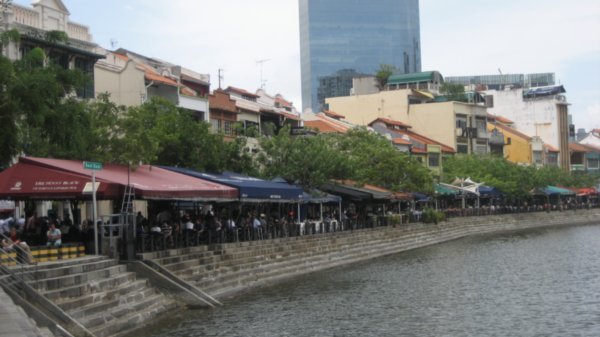 Restaurants on the river