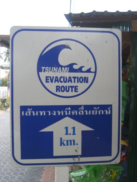 Tsunami evacuation