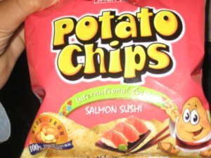 Salmon Sushi Potato Chips