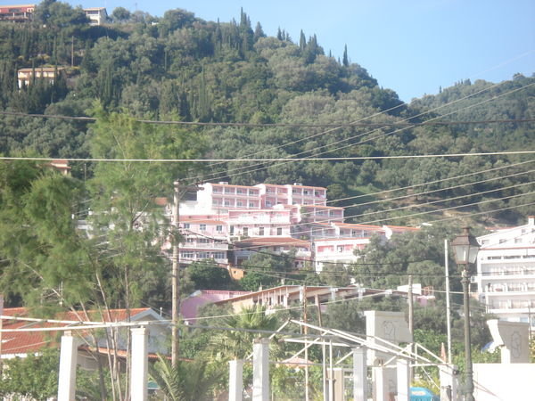 The pink palace on the mountain