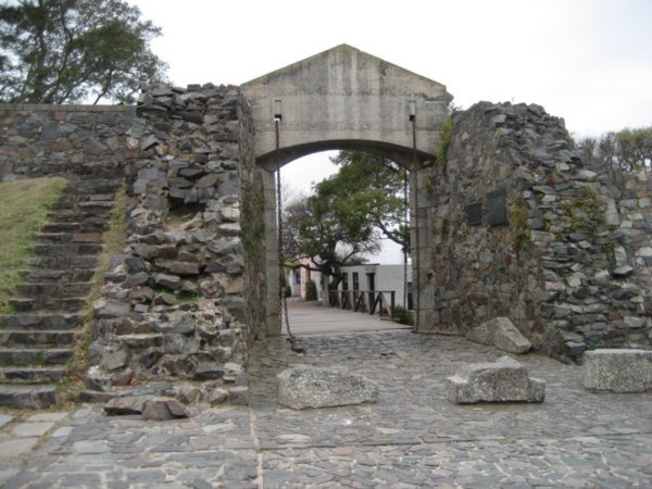 Old entrance to walled town