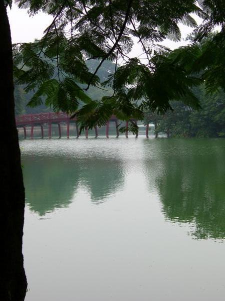Hanoi and Hoan Kiem lake