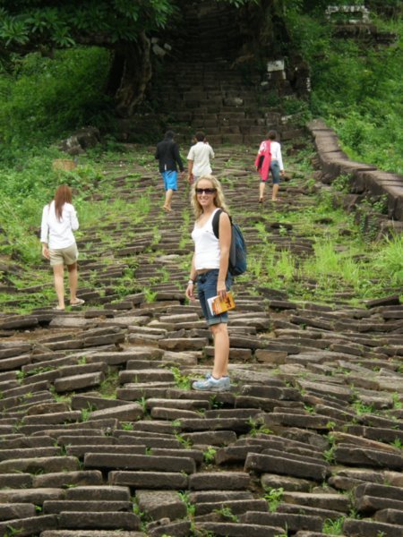 Stairway to Wat Phou
