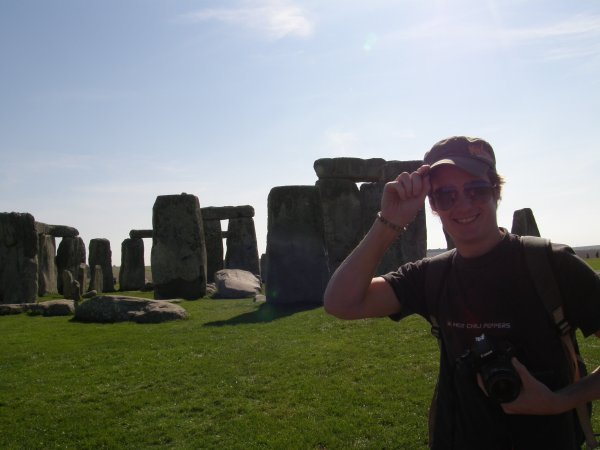 Jez at Stonehenge