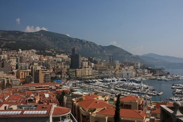 View of Monaco from the royal palace
