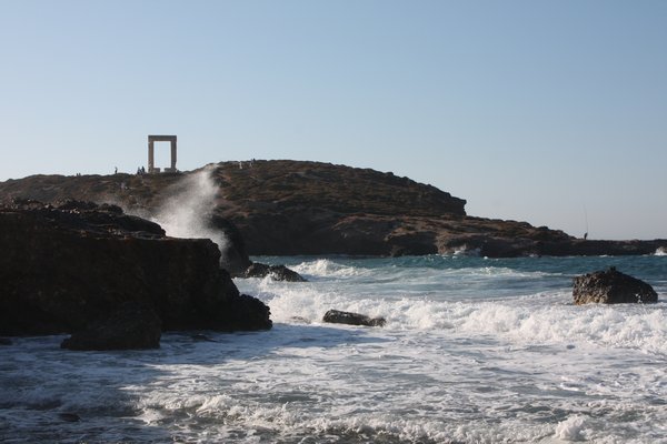 The coast of Naxos