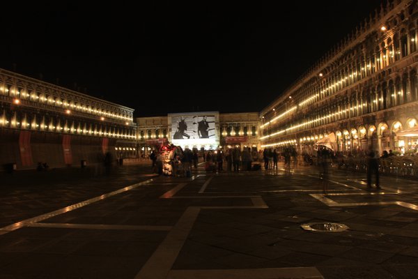 San Marco square by night