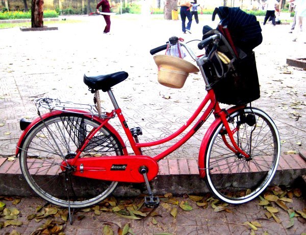 red-bycicle