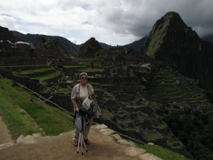 here I am in Machu Picchu