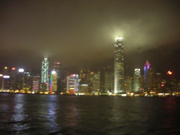 Hong Kong Harbour By Night
