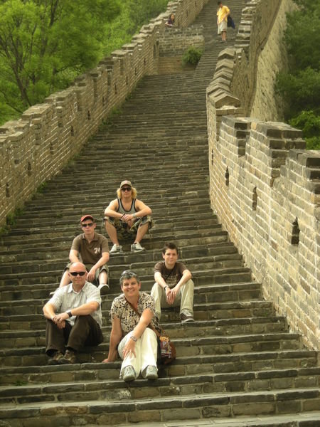 Walking along the Great Wall of China, Mutianyu