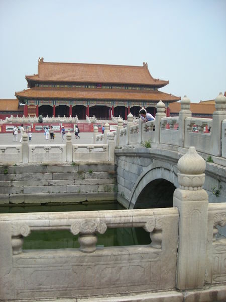 Wallking through The Forbidden City, Beijing.