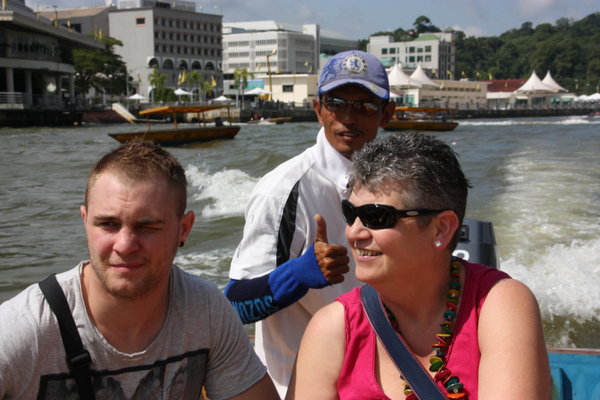 A boat trip on the River Brunei