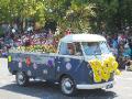 Flower decked vehicles