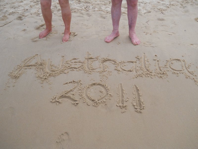 Sheila and Eddie in Australia.
