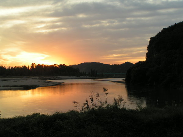 Sunset at Hahoe