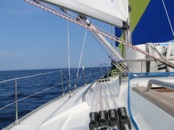 View from the Mainsail Winch