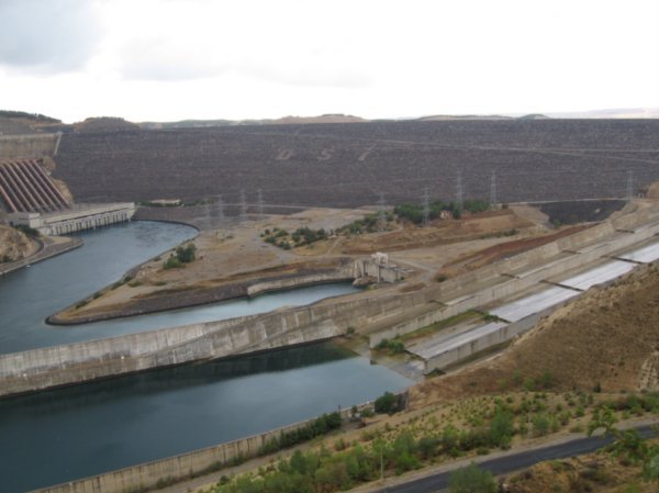 Ataturk Dam..1.6km wide..