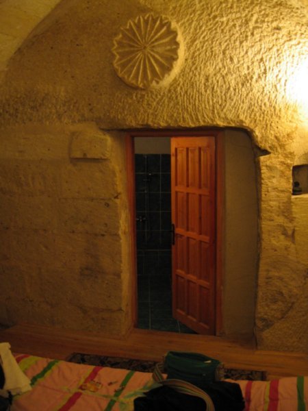 Cave room in Shoestring Hostel