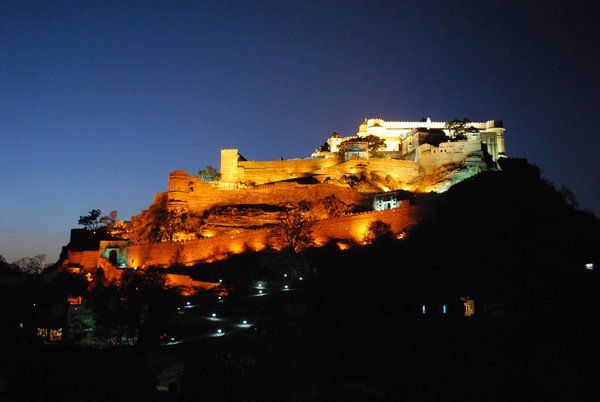 Kumbhalgarh Fort at Night