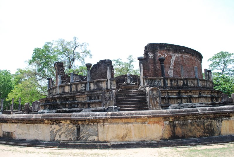Ruins of an old temple in Polonnaruwa