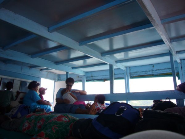 On the ferry to Taveuni