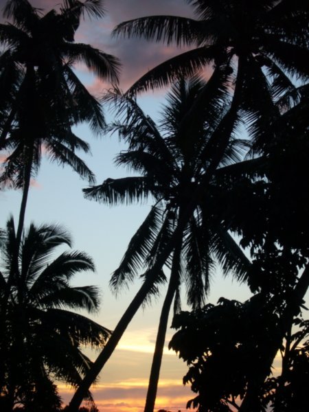 Sunset on Taveuni