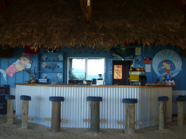 The bar at Funky Fish