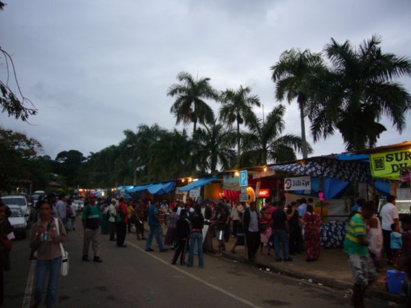 Food stalls at Hibiscus Festival