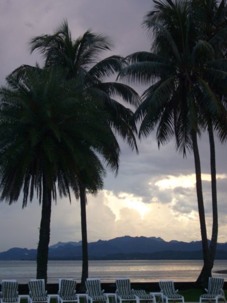 Sunset from Holiday Inn, Suva