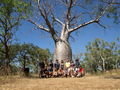 Group Photo in front of Boab Tree
