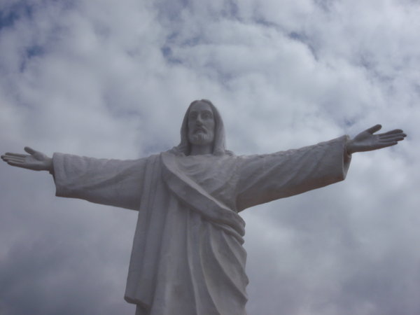 Jesus Statue overlooking Cusco