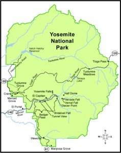 Yosemite Map