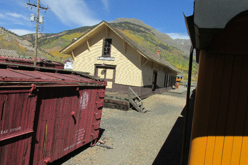 Pulling out of Silverton 