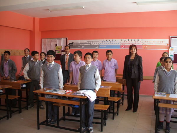 The students at the new school