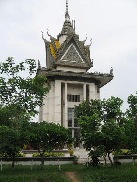 Buddhist monument at the Killing Fields