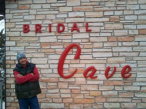 we went to visit bridal cave