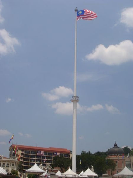 KL's famous flag pole