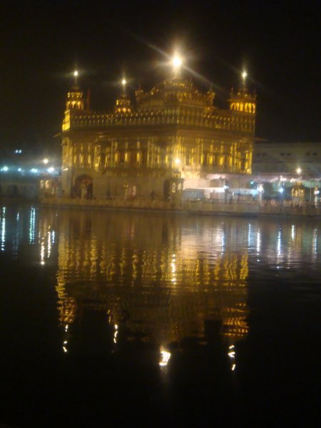 The Golden Temple at night