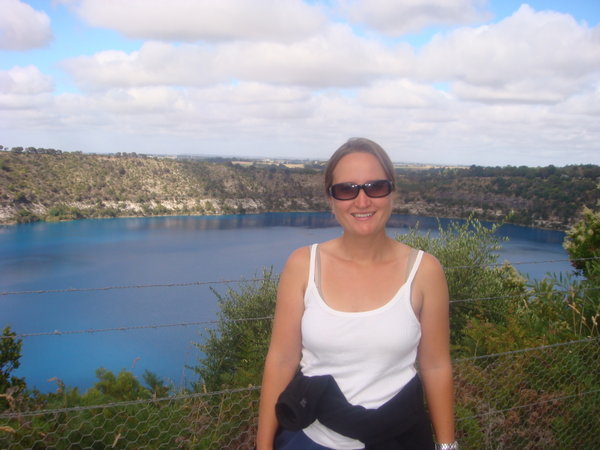 The Blue Lake at Mt Gambier