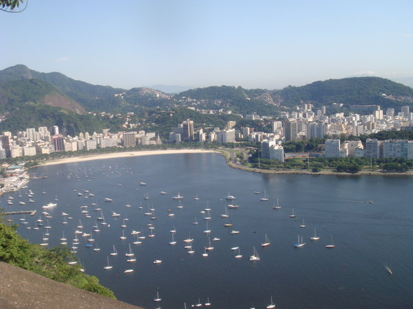 View of Botafogo beach where we are staying