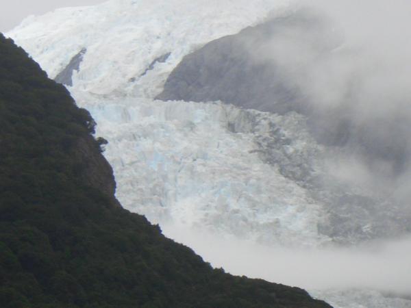 Franz Josef glacier clouds, boo