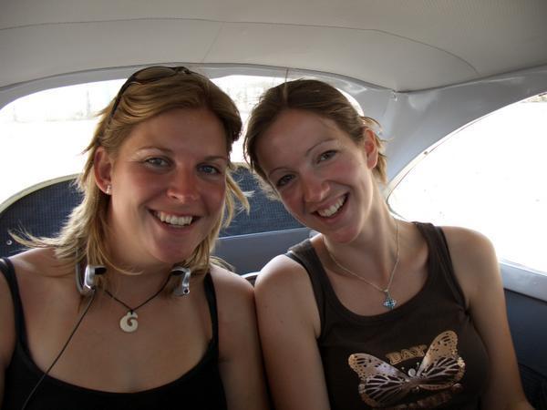 Me and Steph in very small plane