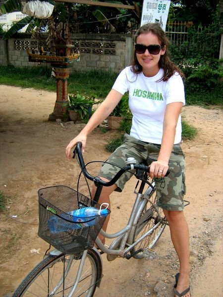 Biker girl Siem Reap