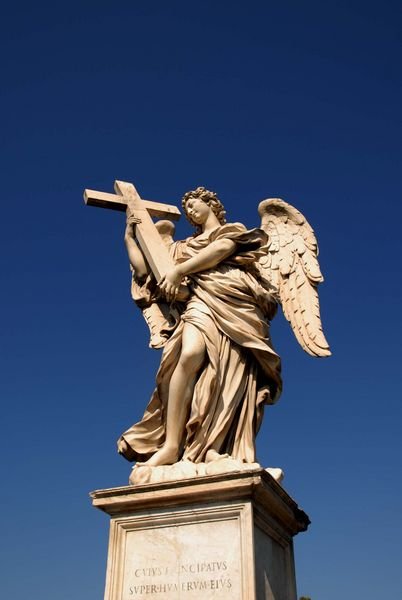 Statue near Tiber River
