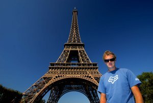 Matt at Eiffel Tower