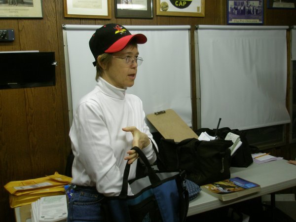 Judy at Bag Packing