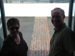 The brick.. start/finish line Indianapolis 500
