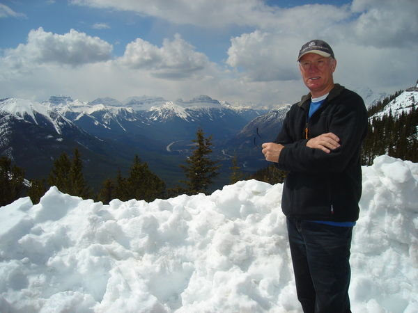 Standing on the top of Sulphur Mountain